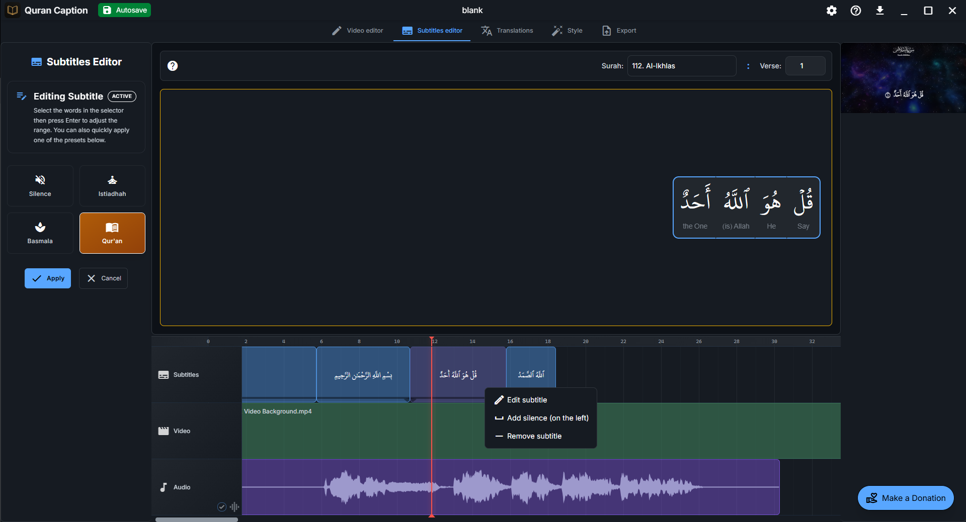 Timeline showing advanced editing features like clip manipulation, waveform analysis, and precise timing controls